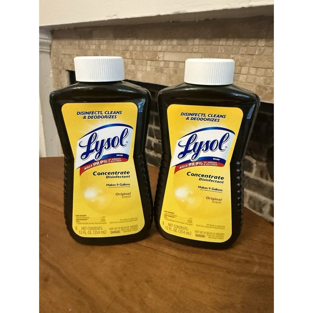 LYSOL Disinfectant Concentrate Original Scent 12 fl oz (2 Pack) DISCONTINUED HTF